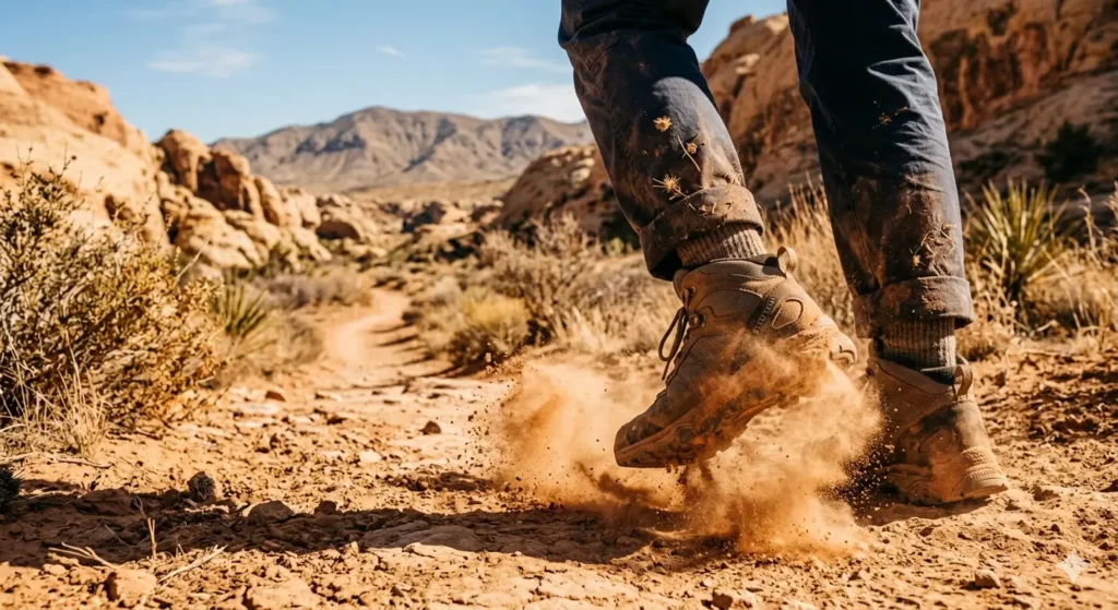 breathable hiking shoes for hot dry weather hiking