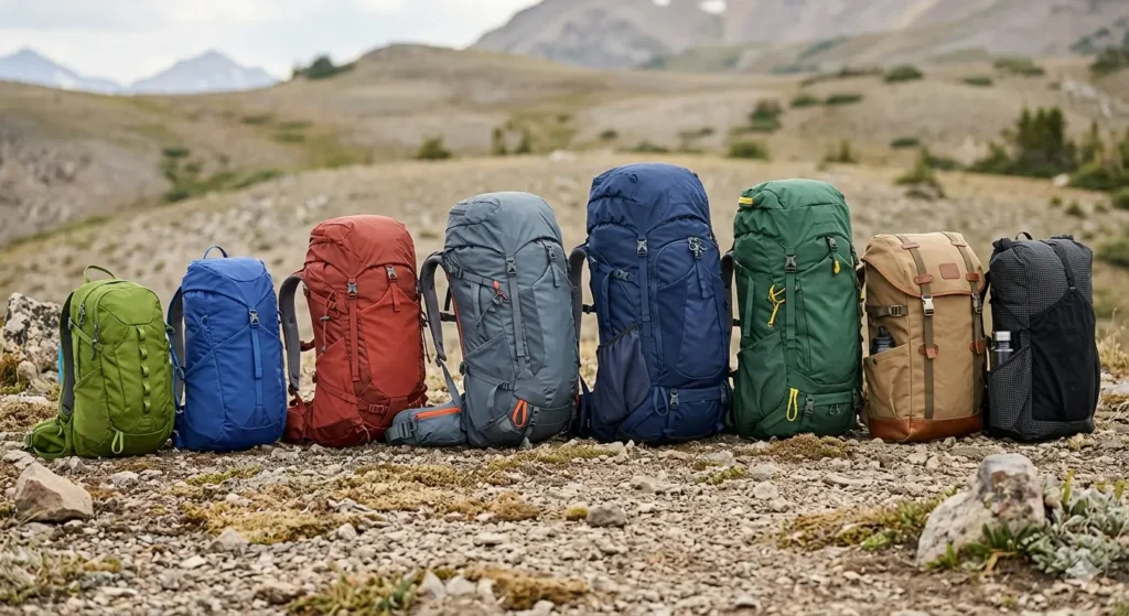 comparison of womens hiking backpacks sizes and styles