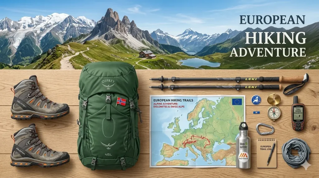 Essential hiking gear for European mountain adventures